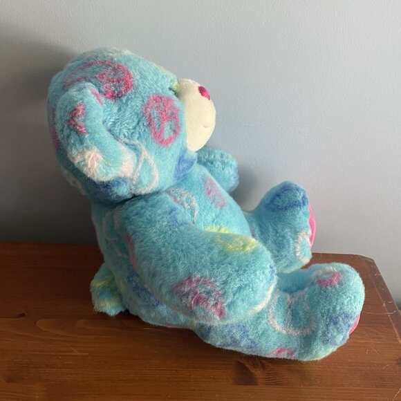 Build-A-Bear Blue Peace and Friendship Bear Plush - Picture 4 of 7